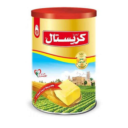 سمنة كريستال 700جرام صفراء (6علب)