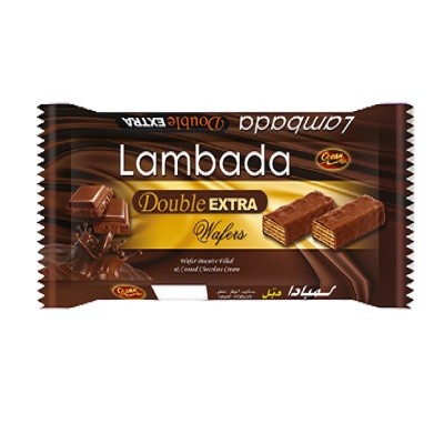 بسكويت لمبادا مغطس شيكولاتة 5ج