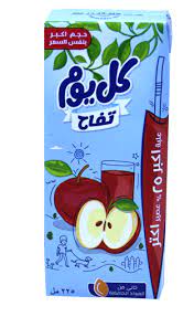 عصير كل يوم تفاح 225مللم
