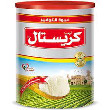 سمنة كريستال 1500جرام بيضاء