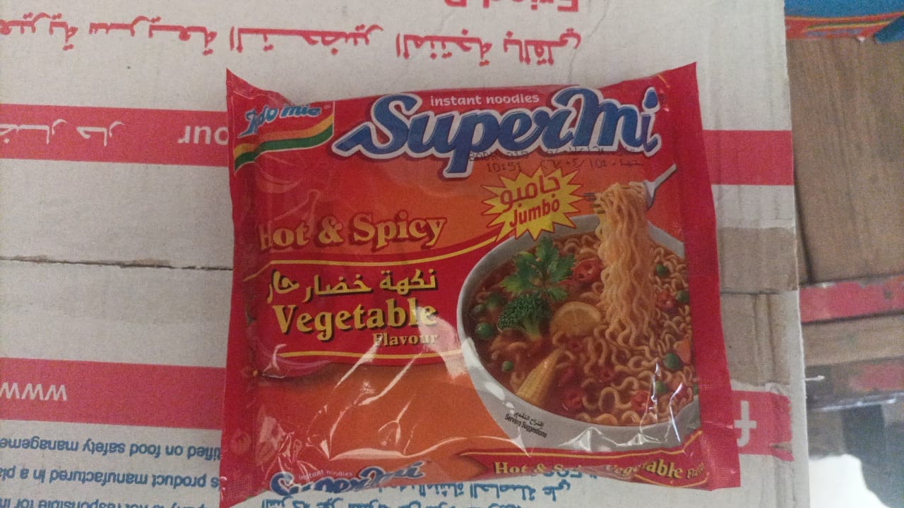 اندومي خضار شطه جامبو