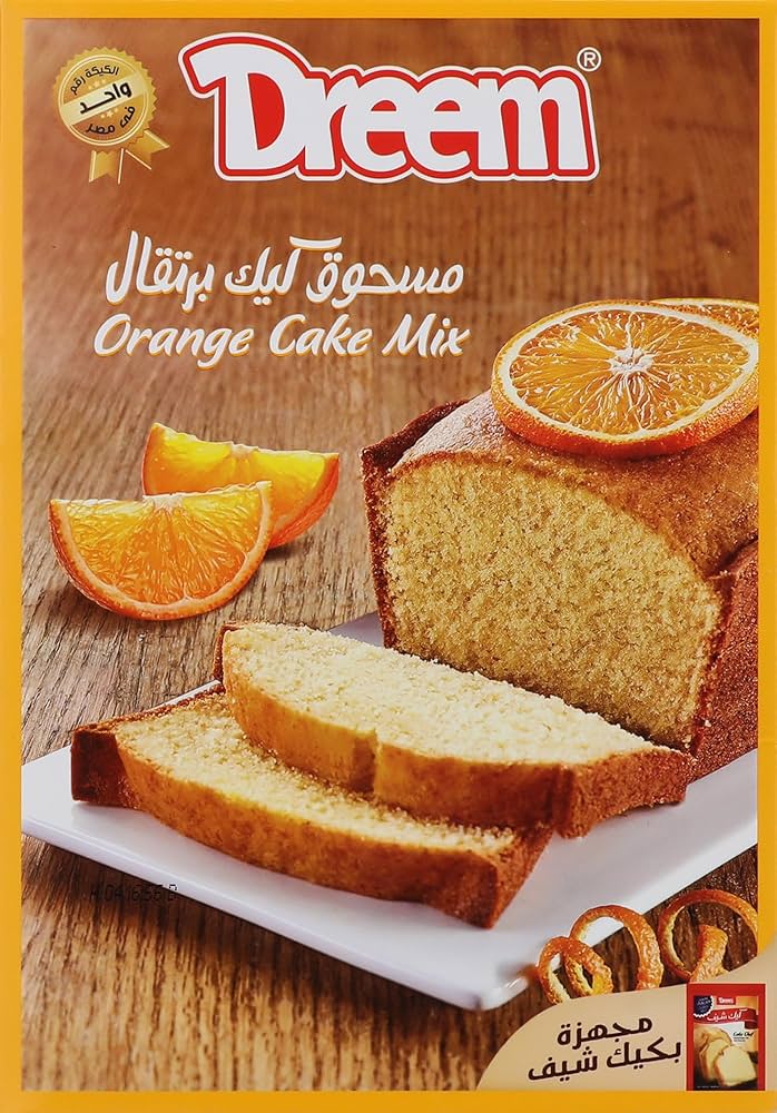 كيك ميكس دريم بالبرتقال